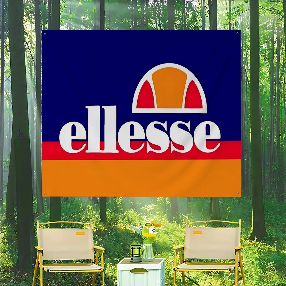 Commercial Printing Companies Usa - E-Ellesse Logo Zaawansowane Nadruki Reklamowe Flaga