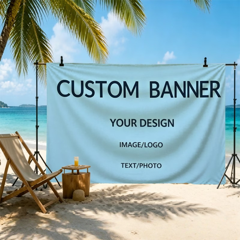 Commercial Printing In Photoshop - Niestandardowe flagi reklamowe odpowiednie dla warsztatów