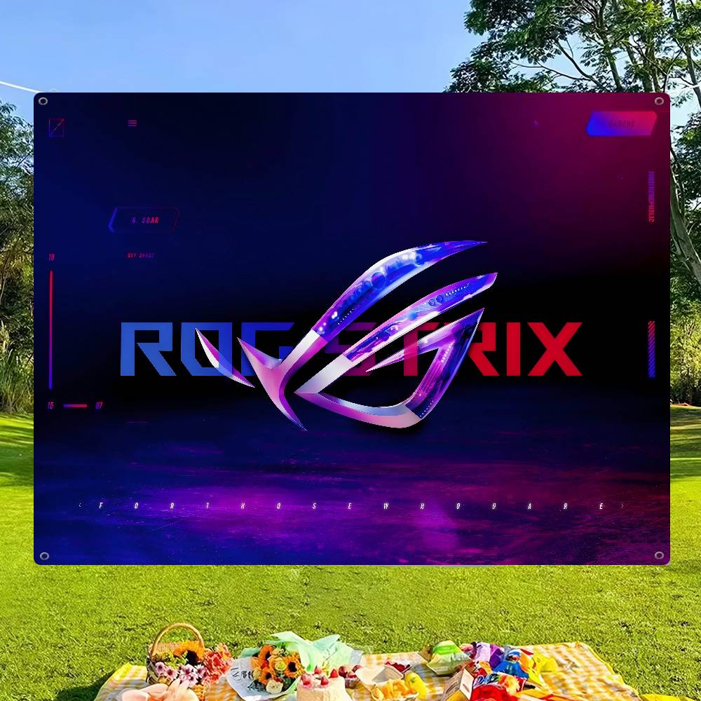 Commercial Printing Companies Usa - Baner reklamowy firmy A-AsuS-S R-ROG LOGO