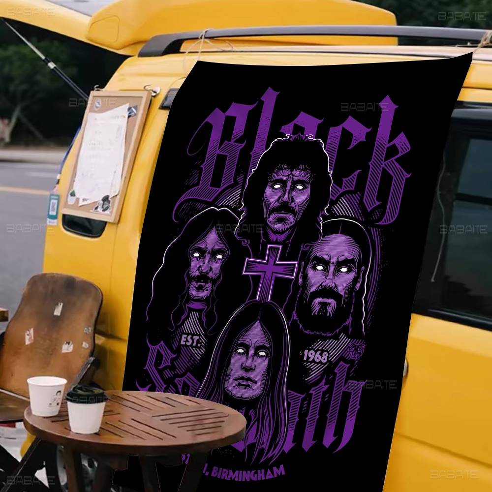 Flaga reklamowa Black Sabbath  – Commercial Printing Companies Usa recenzja i cena