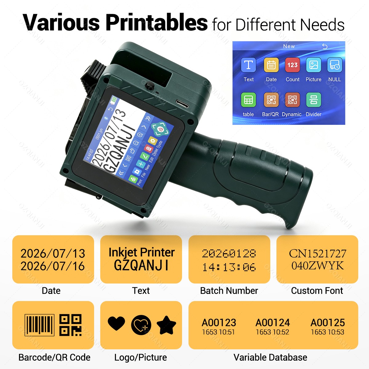 Mini drukarka atramentowa Blue – Commercial Printing Press recenzja i cena